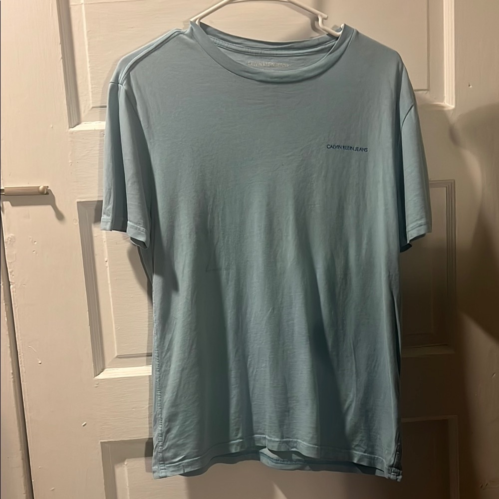 Calvin Klein Blue Short Sleeve Tee Casual Comfort